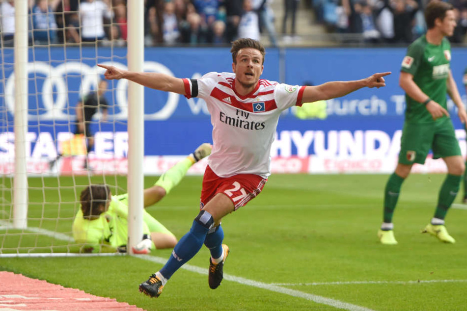 Jubelt Nicolai Müller auch in der nächsten Saison für den HSV?
