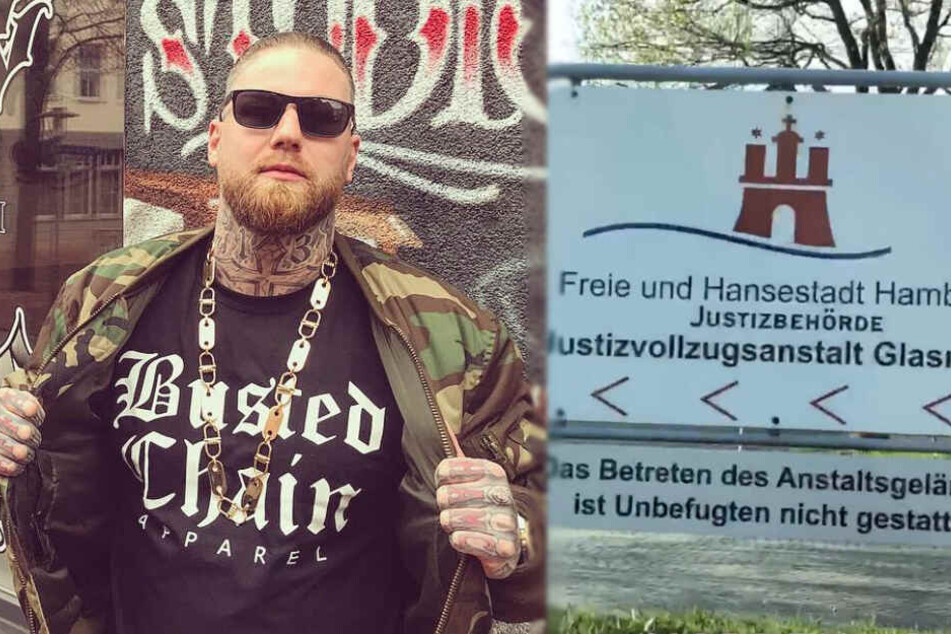 187-Strassenbande-Mitglied Marten verbüßte in der JVA Glasmoor eine Haftstrafe.
