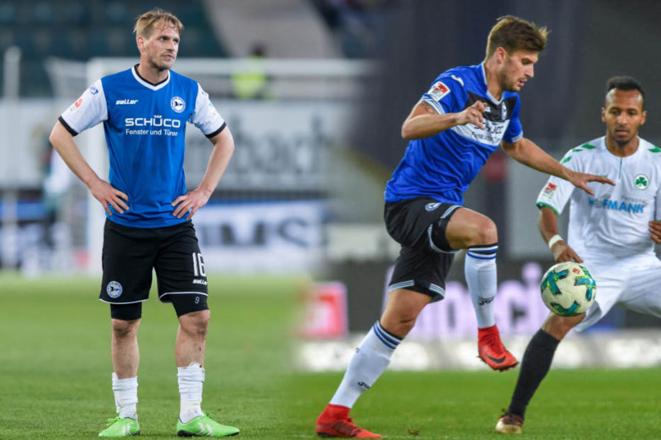 Sören Brandy (links) und Christopher Nöthe durften ebenfalls nicht mit nach Heidenheim.
