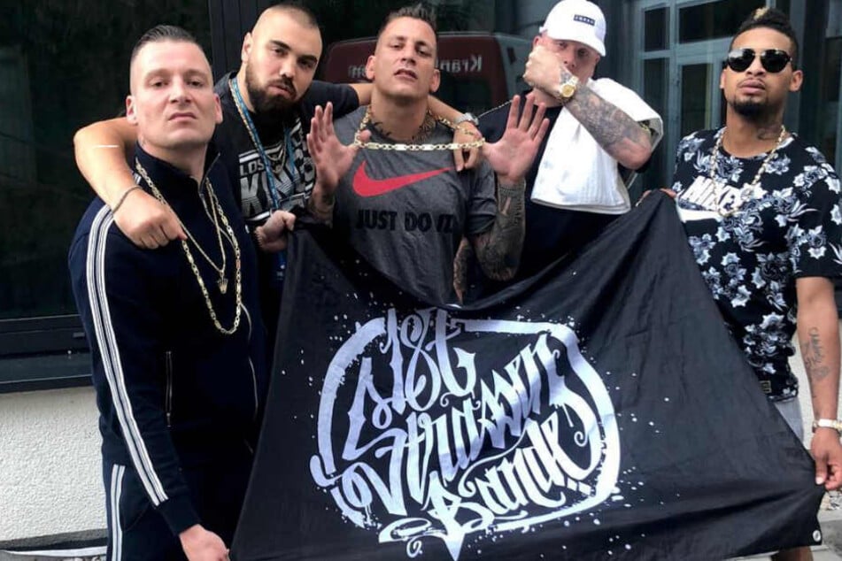 Die 187-Crew: LX, Sa4, Gzuz, Bonez MC und Maxwell (v.l.n.r.).