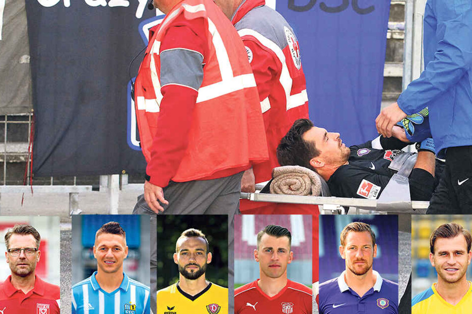 v. li.: Rico Schmitt, Daniel Frahn, Fabian Müller, Nils Miatke, Michael Fink und René Klingbeil.