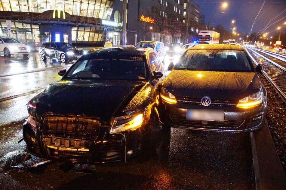 Ein Unfall in der Heilbronner-Straße mit 7 Verletzten, deren Folge ein langer Stau war. Bei dieser Unfallkette wurde jedoch zum Glück niemand verletzt. (Archivbild)