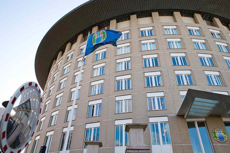 Das OPCW Hauptgebäude in Den Haag. Im Konflikt um die Nervengift-Attacke auf den früheren Doppelagenten Skripal ist hier der Exekutivrat OPCW in Den Haag zusammengekommen.