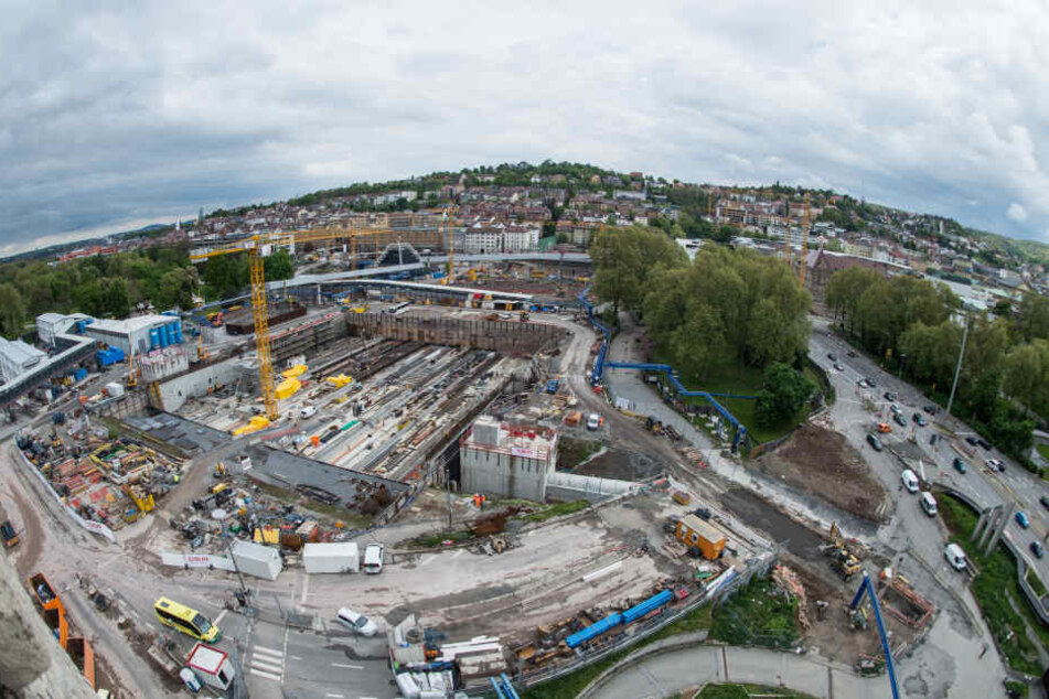 S21 und kein Ende: Noch immer ist das Bahnprojekt eine Großbaustelle. (Archivbild)