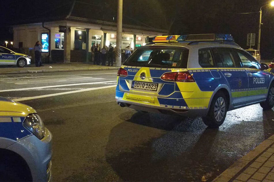 An der Tharandter Straße wurden nach einem Unfall die Rettungsmaßnahmen von einem betrunkenen behindert.