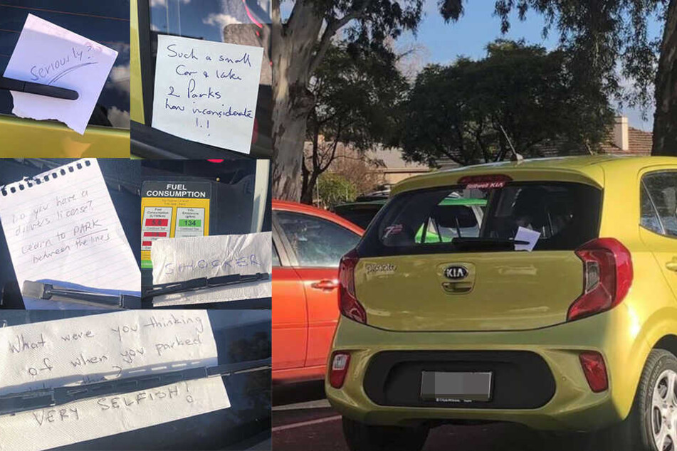 Was hatte der Fahrer dieses Kleinwagens nur falsch gemacht?