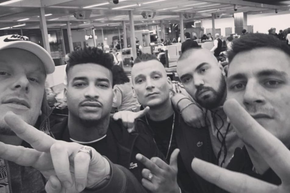 Bonez MC, Maxwell, LX, Sa4 und Gzuz (von links nach rechts).
