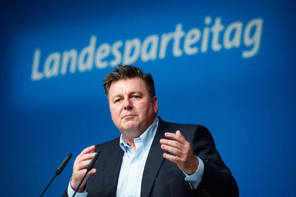 Innensenator Andreas Geisel (52) am Samstag bei Berliner SPD-Landesparteitag.