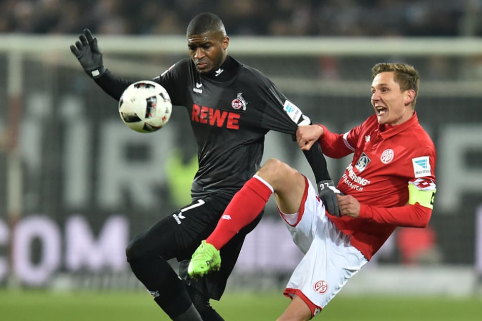 Modeste (l.) hält sich momentan in der Reserve des 1.FC Köln fit.