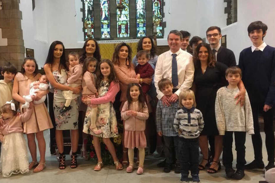 Die Radfords sind die größte Familie Großbritanniens.