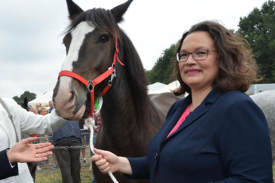 Die SPD-Chefin ist laut eigenen Angaben selbst Reiterin.