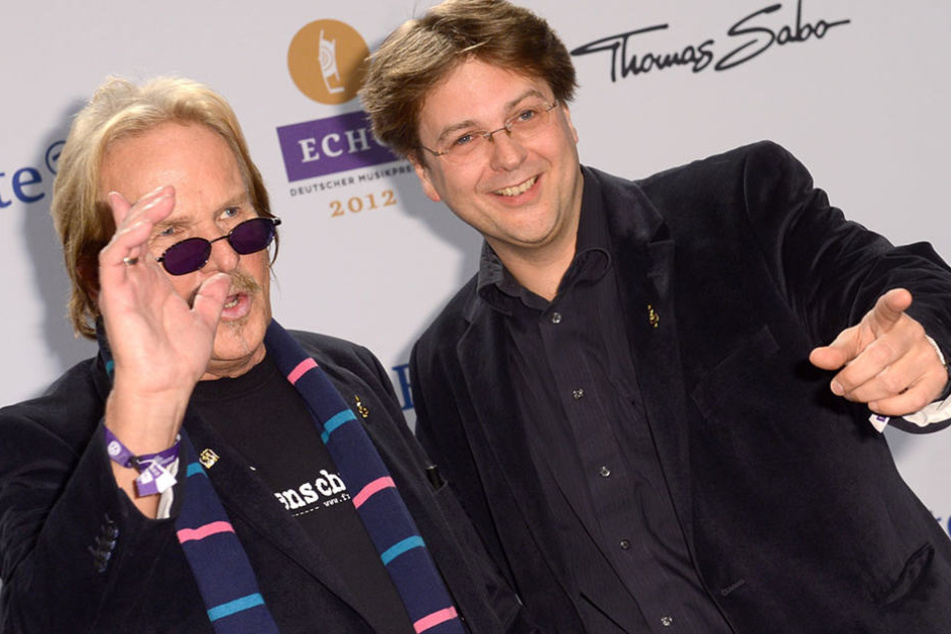 Marcus Zander (rechts), Sohn von Frank Zander, hat das Hörspiel mit Andreas Witte herausgegeben.