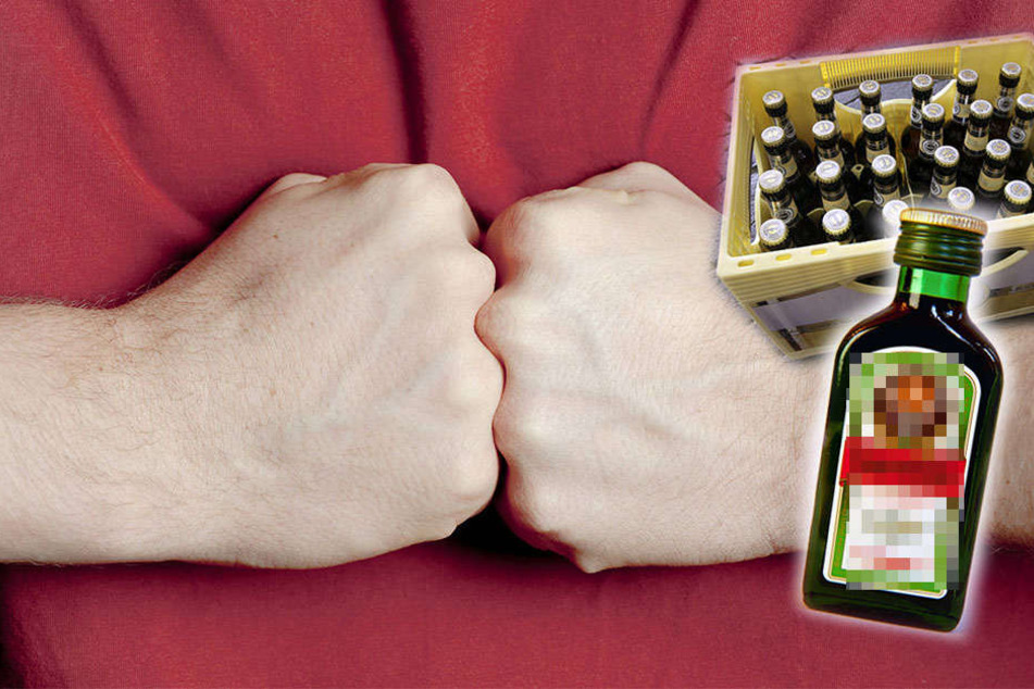 Wegen Alkohol! Nachdem Worte nicht mehr ausreichten, schlugen und traten die beiden Streithähne aufeinander ein. (Symbolbild)