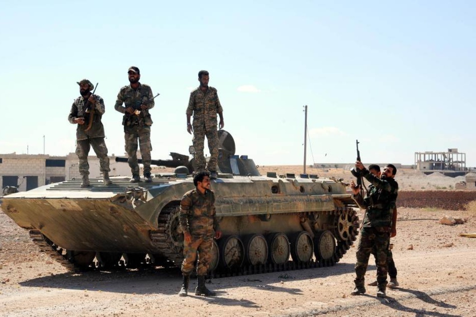 Syrische Soldaten. (Symbolbild)
