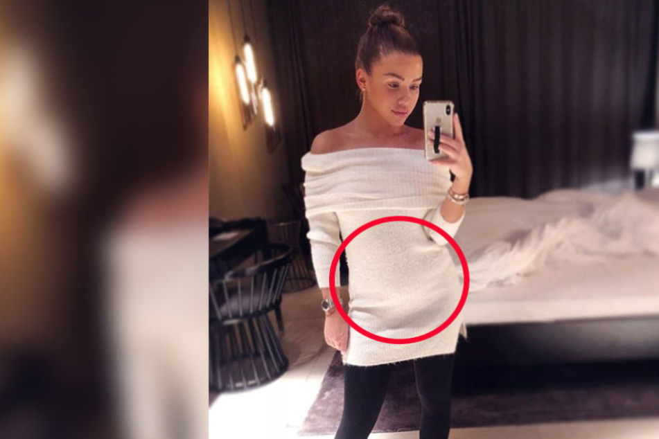 Bei diesem Bild rätselten Kims Fans und die Presse, ob die 25-Jährige schwanger sei.