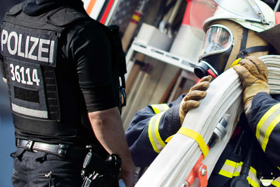Zahlreiche Einsatzkräfte von Polizei und Feuerwehr rückten wegen des Gift-Alarms aus (Symbolbild).