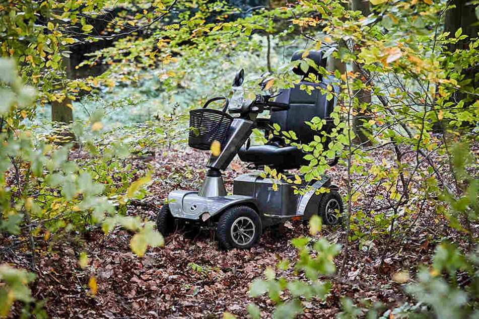 Der Rollifahrer (75) raste mit seinem Gefährt ins Dickicht - offenbar waren gesundheitliche Probleme der Grund.