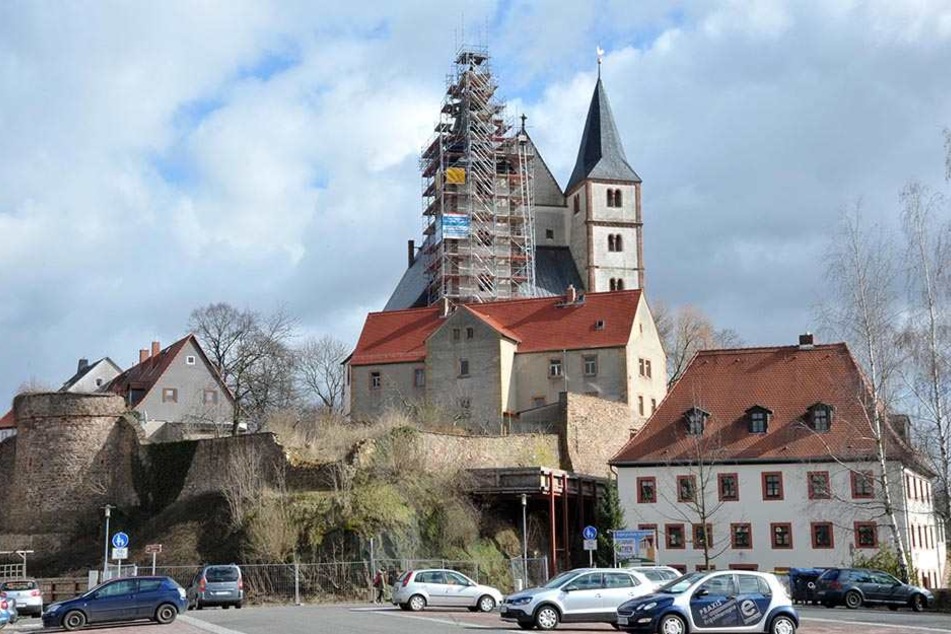 Die Nikolaikirche in Geithain. Die Stadt wächst durch die Eingemeindung Narsdorfs auf über 7000 Einwohner.