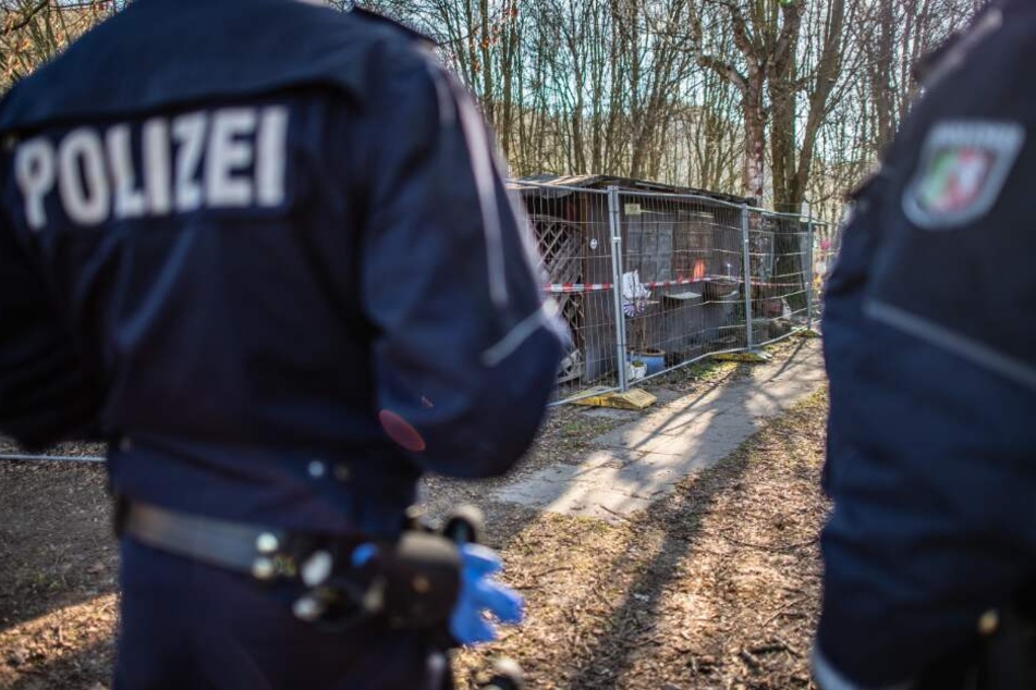 Die Polizei durchsuchte den gesamten Campingplatz.