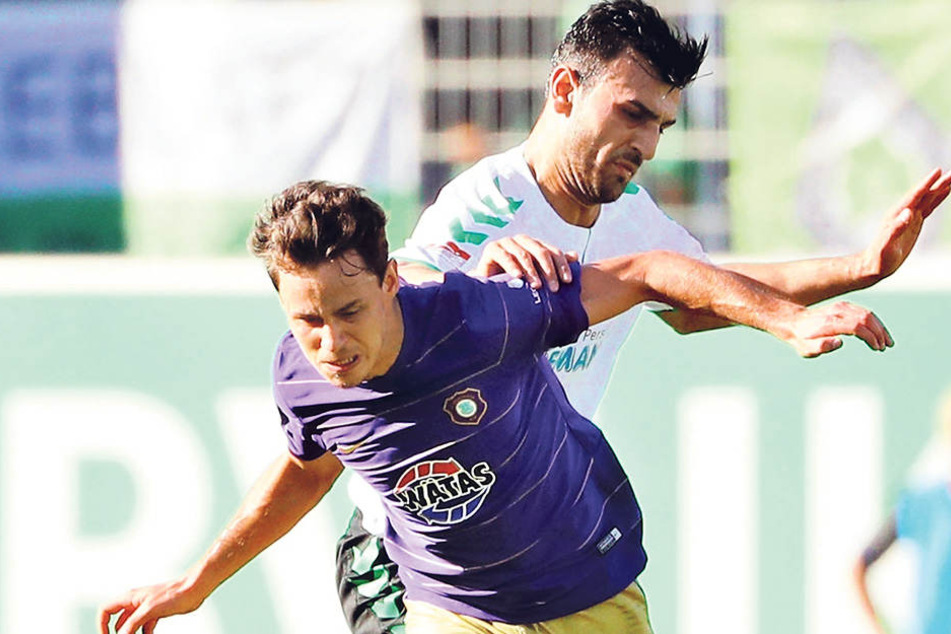 Clemens Fandrich (v.) hat seine Schulterverletzung vom Fürth-Spiel auskuriert und drängt zurück in die Startelf.
