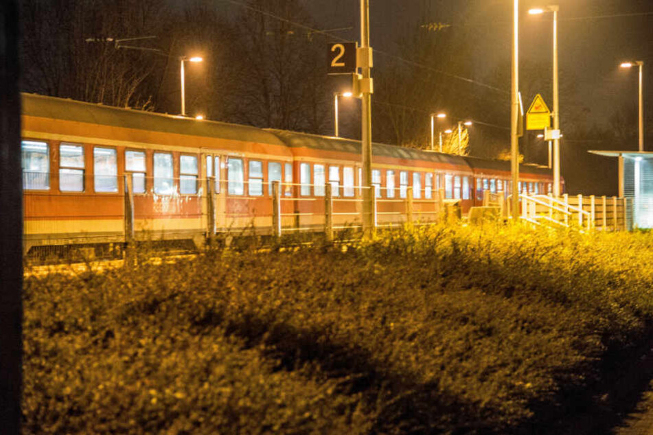 Der Regionalzug am Dienstagabend.
