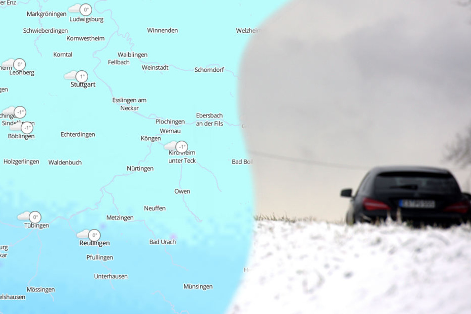 Schneefall, Regen und Wind dürften für ein mancherorts ungemütliches Fastnachts-Wochenende sorgen. (Fotomontage/Symbolbild)