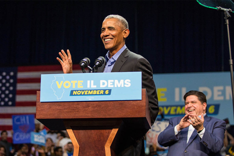 Ex-Präsident Barack Obama hatte im Vorfeld für die Demokraten geworben.