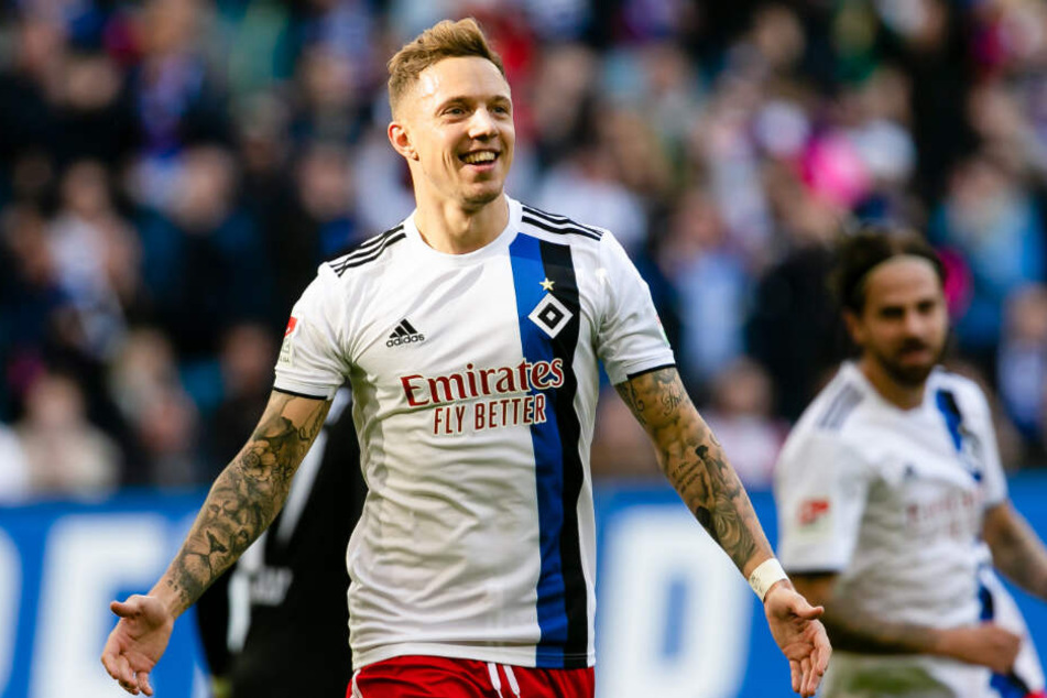 Sonny Kittel blüht beim HSV wieder auf.