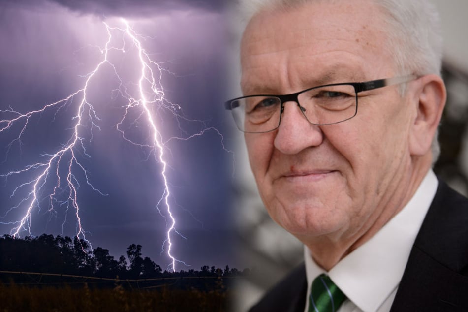 Zoff-Themen in der Regierung von Ministerpräsident Winfried Kretschmann gibt es derzeit genug. (Fotomontage)