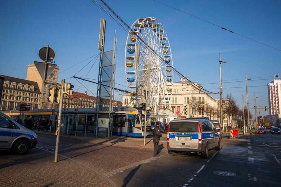 Auch der Leipziger Weihnachtsmarkt wird abgesichert.