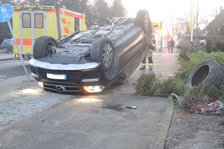 An dem Mercedes entstand ein Schaden von rund 60.000 Euro.