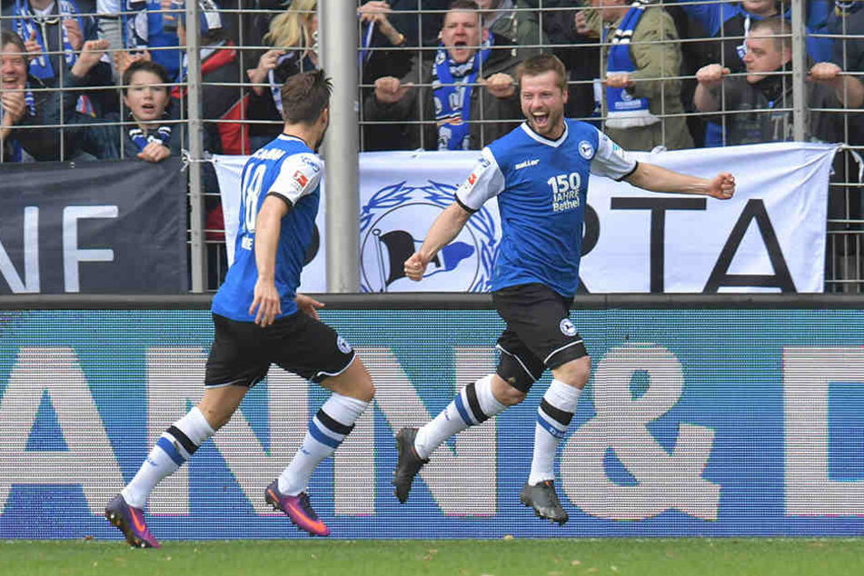 Gegen Erzgebirge Aue traf Börner in der 4. Minuten zum 2:0 per Kopf, am Ende verspielte der DSC die Führung; das Spiel endete 2:2.