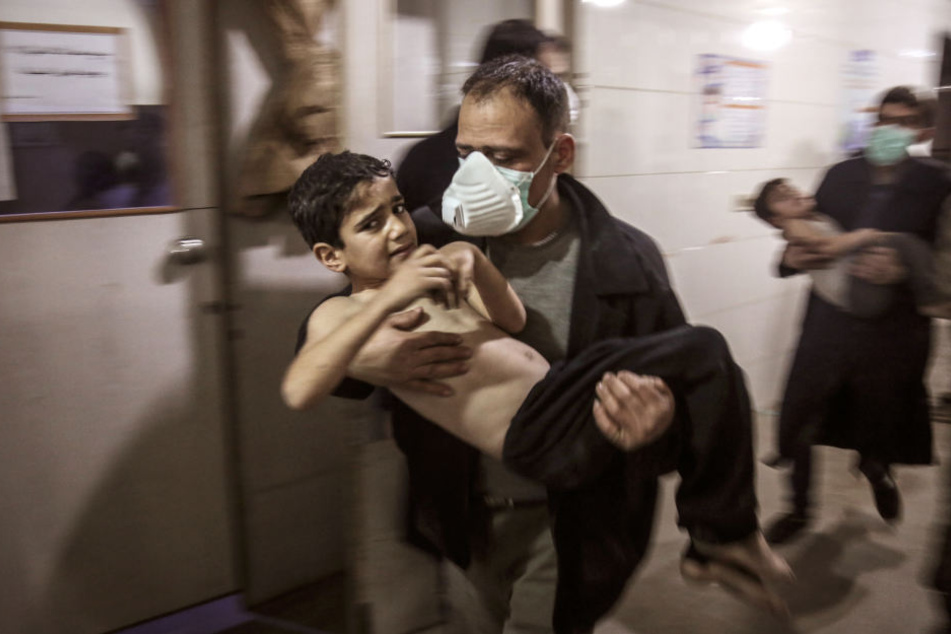 Ein Kind ist Opfer des Krieges in Syrien geworden. (Archiv)