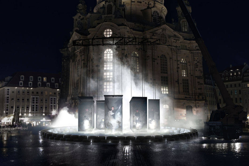 Ende Januar versinkt der Neumarkt mit dem Kami-Projekt in Bodennebel.