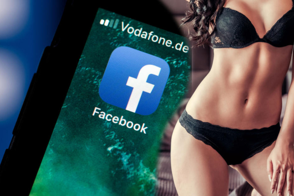 Der Mann glaubte auf Facebook seine Traumfrau gefunden zu haben, doch die wurde zum Albtraum. (Fotomontage)
