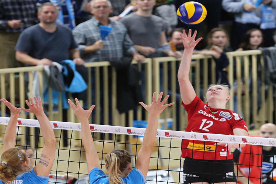 Piia Korhonen (rechts) war mit 23 Zählern die DSC-Topscorerin.