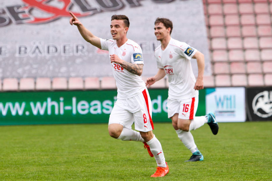 Christian Mauersberger erzielte in der 20. Minute den Ausgleich für Zwickau.