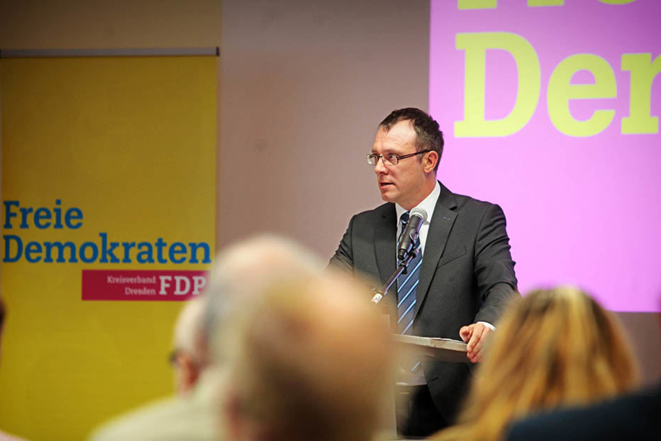 Holger Hase, Chef der Dresdner FDP