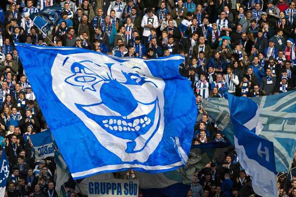 Die Hertha Fans hatten im Spiel gegen Köln übers Ziel hinaus geschossen (Symbolbild).