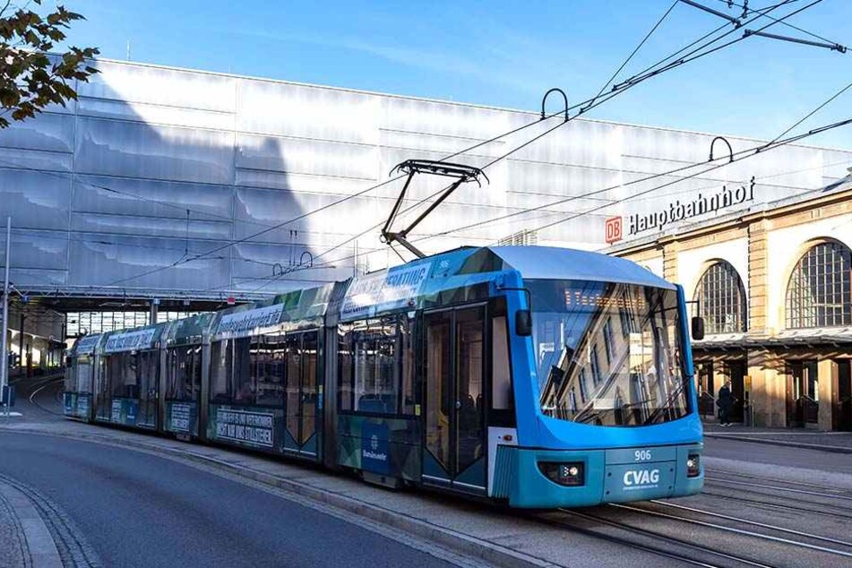 Die neue Linie 3 der CVAG (im Bild) und die drei City-Bahn-Linien 13, 14 und 15 beförderten in den ersten beiden Quartalen 2018 zwischen Hauptbahnhof und Technopark mehr als 1,3 Millionen Fahrgäste.