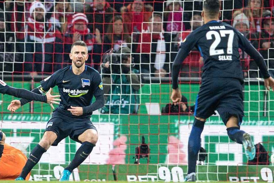 jubeln Selke (re..) und Vedad Ibisevic auch gegen Eintracht Frankfurt?