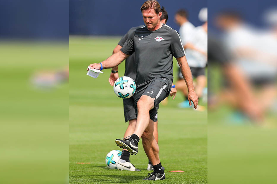 Die Mannschaft von RB-Trainer Ralph Hasenhüttl ist heiß und fühlt sich sehr gut vorbereitet auf den ersten Gegner Schalke.