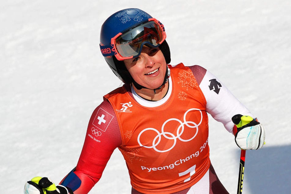 Ski-Star Lara Gut lächelt. Sie hat ihr Herz an einen Profi-Kicker vergeben.