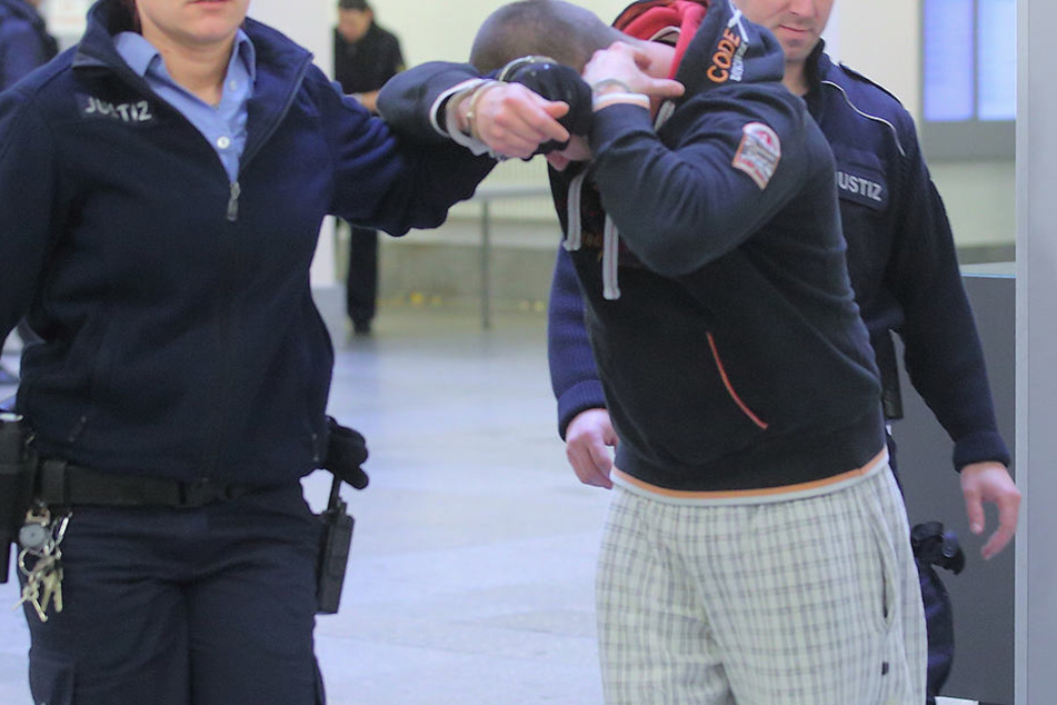 Toni G. (36) am Mittwoch vor dem Dresdner Landgericht.