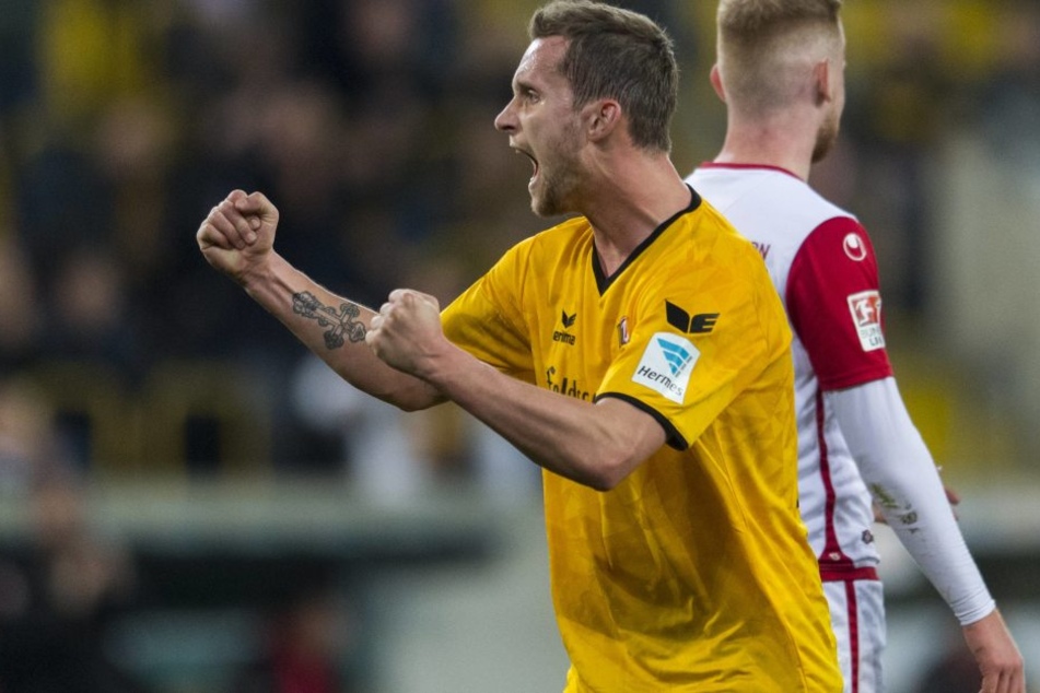 Manuel Konrad konnte gegen Lautern seinen ersten Dynamo-Treffer bejubeln.