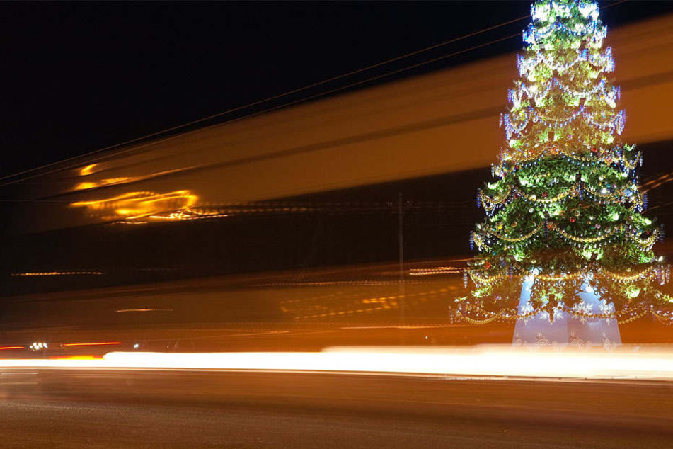 Der 31-jährige Autofahrer krachte gegen einen Baum, den er kilometerweit durch die Stadt zog. (Symbolbild)