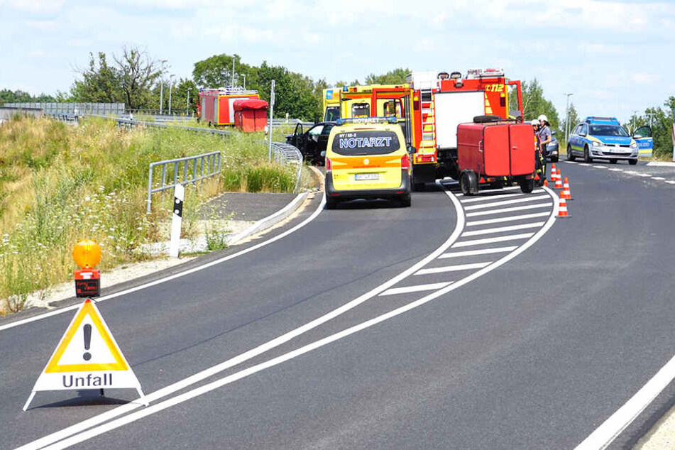 Feuerwehr, Rettungsdienst und Polizei waren vor Ort.