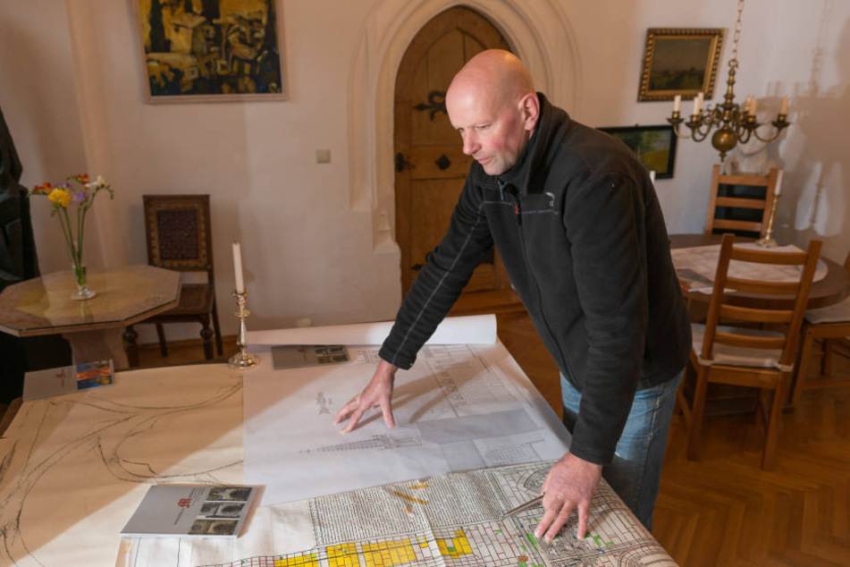 Vom Boden bis unters Dach: Frithjof Müller, Chef der Dombauhütte Meißen, hält historische Gebäude wie den Kölner Dom in Schuss.
