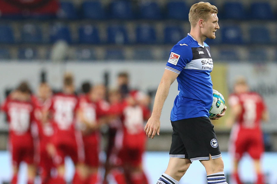 Andreas Voglsammer (25) ist mit acht Treffern bester Torjäger von Arminia Bielefeld.