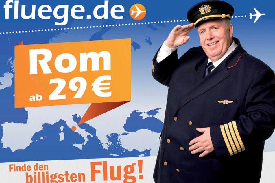Fußball-Ikone Reiner Calmund (70) war mal Werbegesicht für das Reiseportal fluege.de.